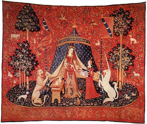 Tapestry:Musée de Cluny.